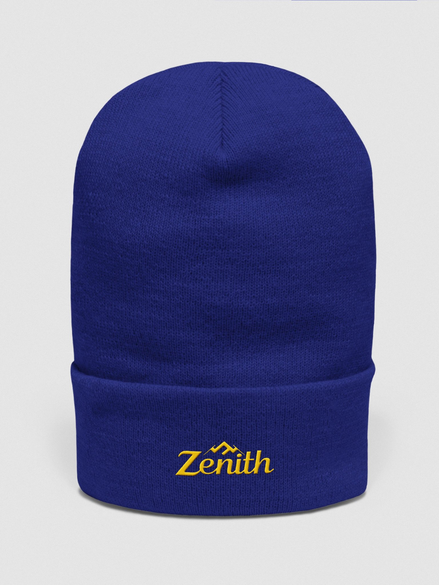 Cuffed Beanie with Embroidered ZENITH Design - Exclusive Winter Accessory product image (3)