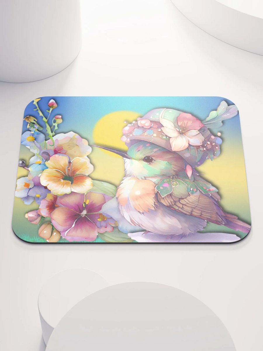 Fancy Bird Sitting in the Sun Mousepad product image (1)