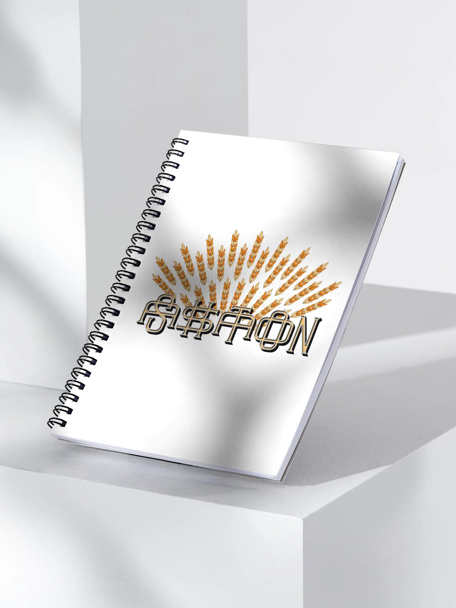 Saskatoon Wheat Golden Spiral Notebook product image (1)