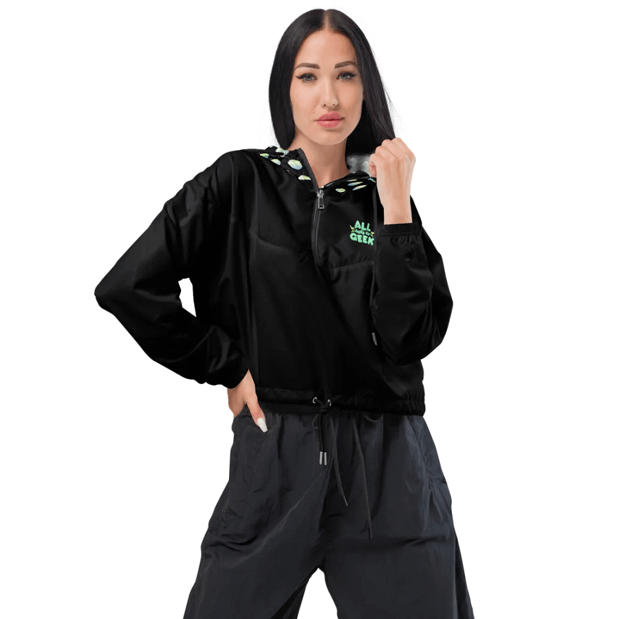 All Ages of Geek Cropped Windbreaker product image (5)