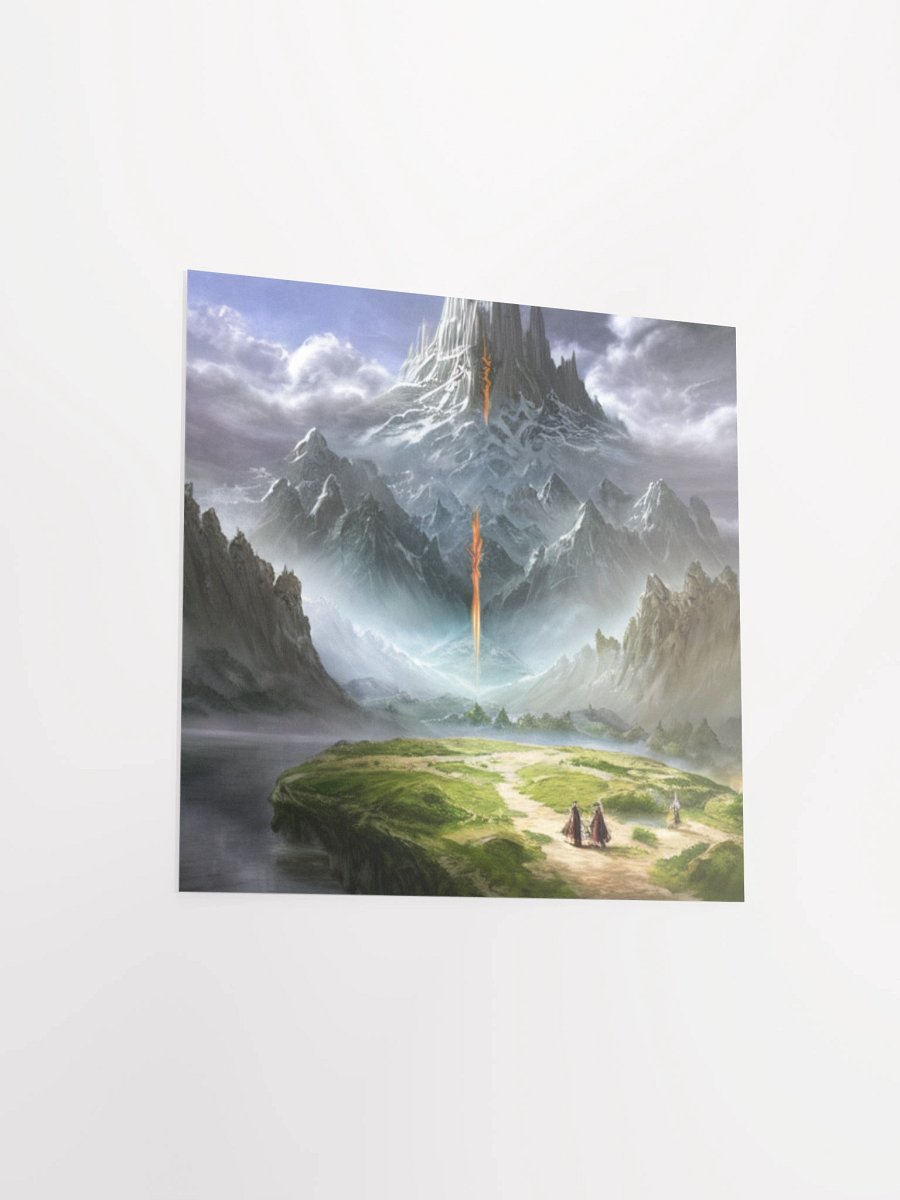 Mystical Mountain Path Lord Of The Rings Anime Concept Art Poster product image (14)