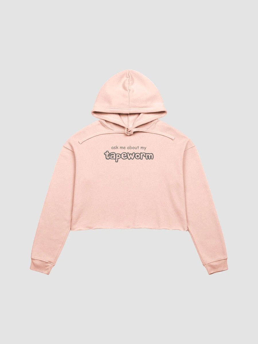 ask me about my tapeworm fleece crop hoodie product image (2)