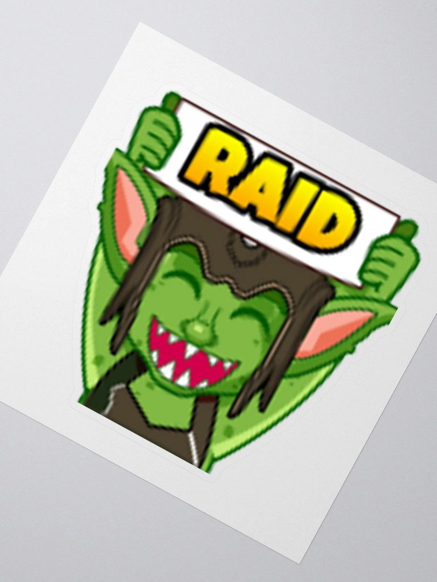 Raid Kiss Cut Sticker product image (2)