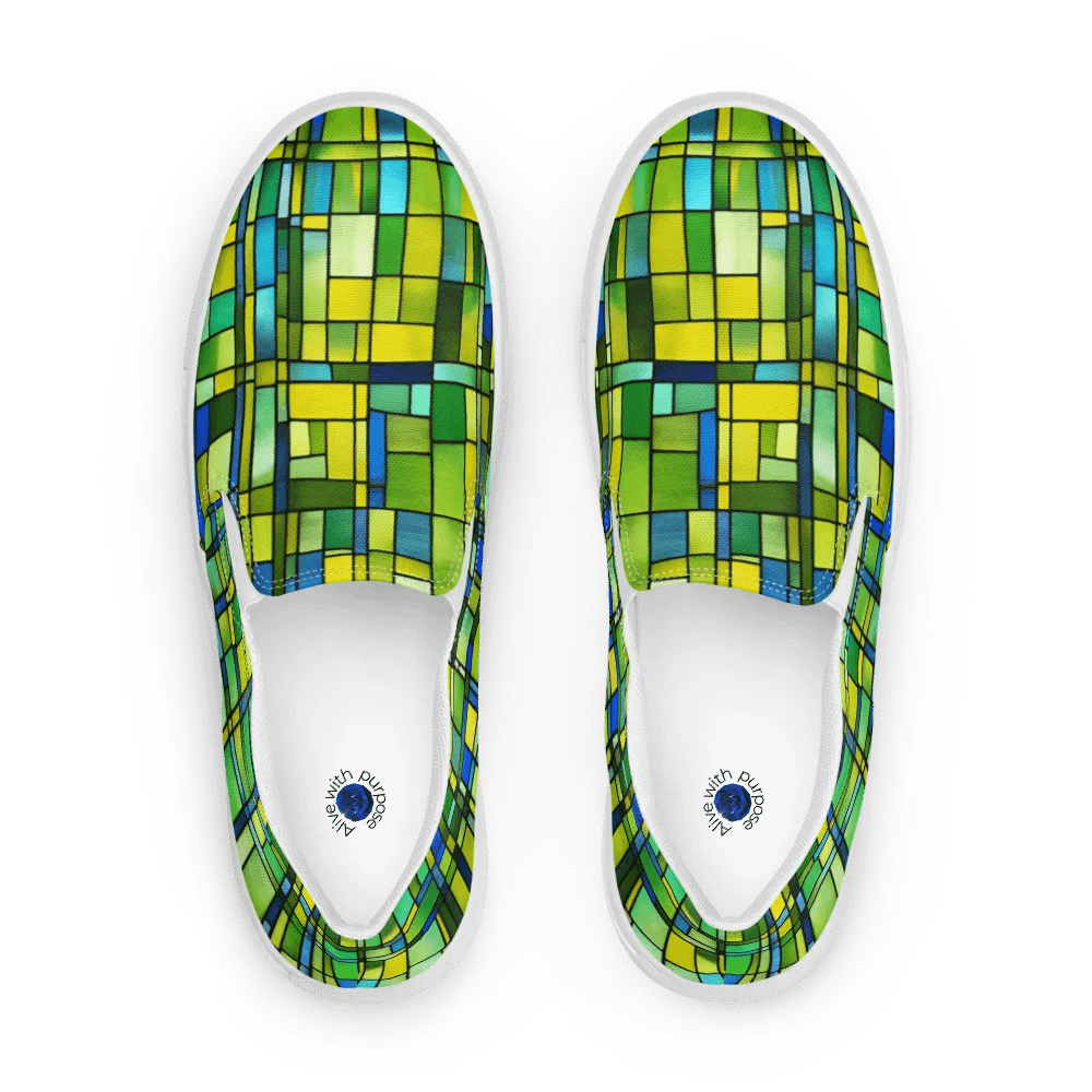 Mosaic Meadow Mens Slip-Ons product image (2)