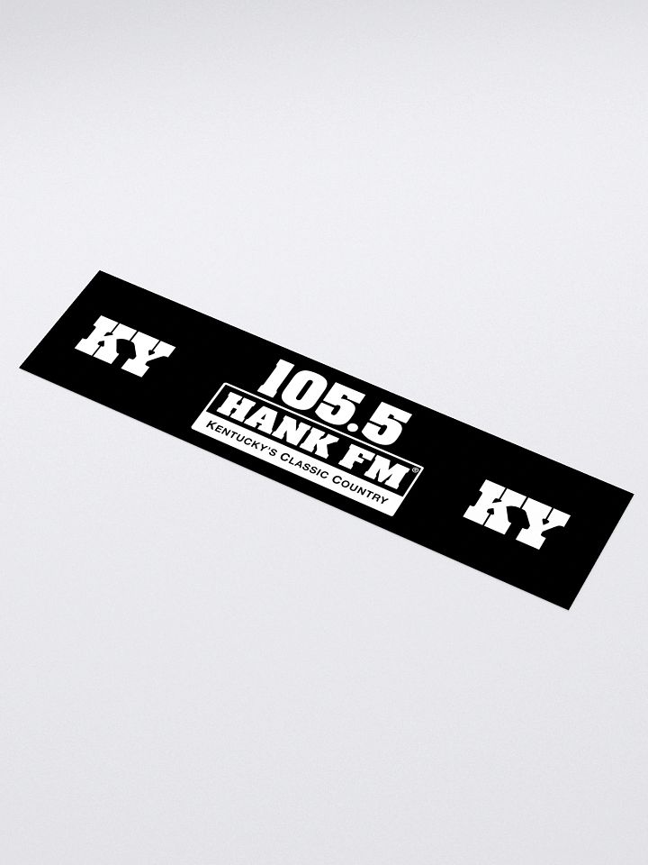 105.5 Hank Bumper sticker product image (1)