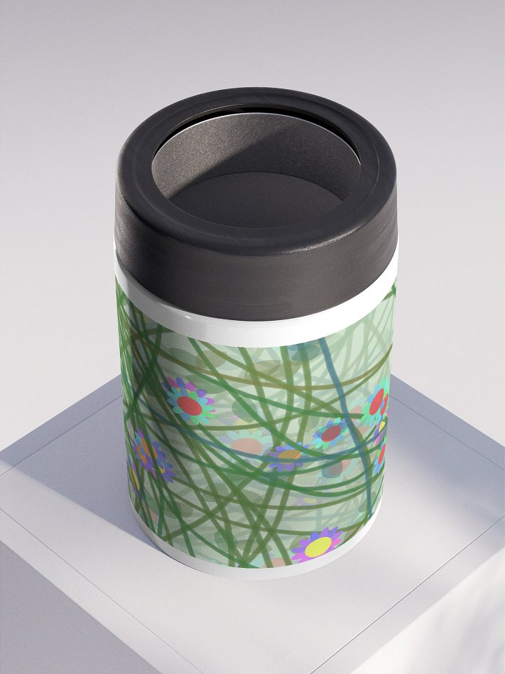 Floral Fusion Stainless Steel Koozie product image (2)