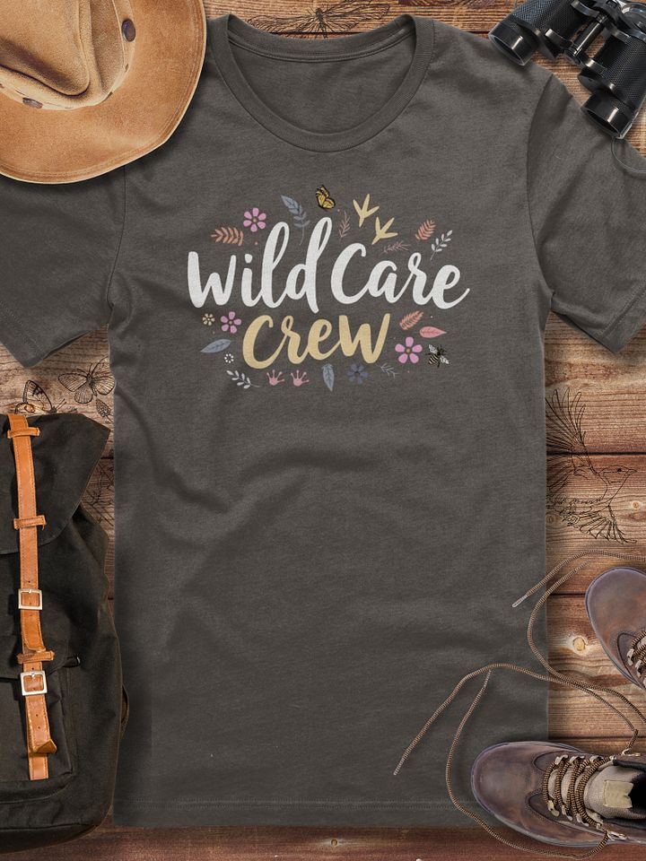 Wild Care Crew T-Shirt, Wildlife Rehab Shirt, Animal Rescue Tee, Vet Nurse Gift, Nature Lover T-shirt product image (1)