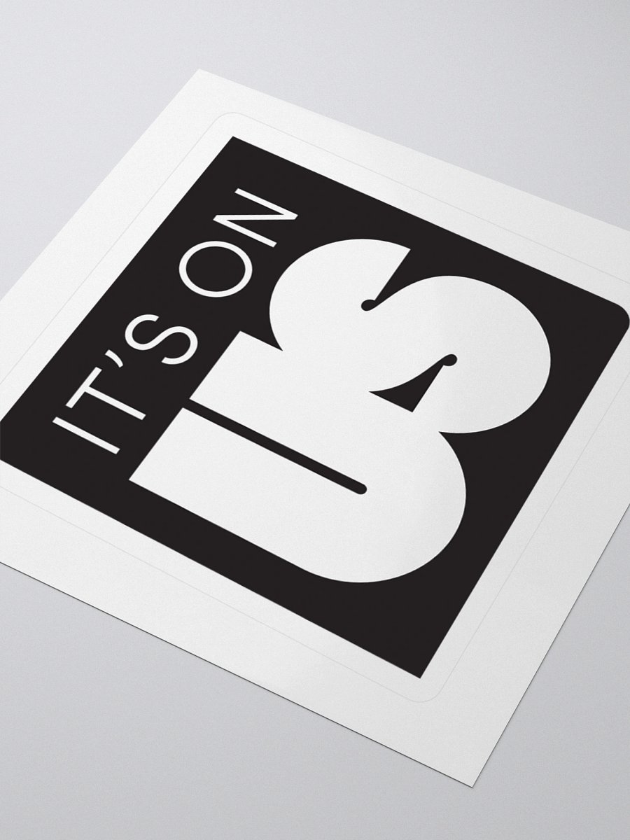 It's On Us Logo Sticker - Small product image (3)