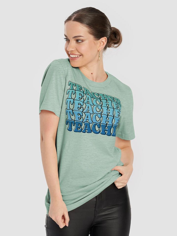 Teacher Stacked T-Shirt product image (1)