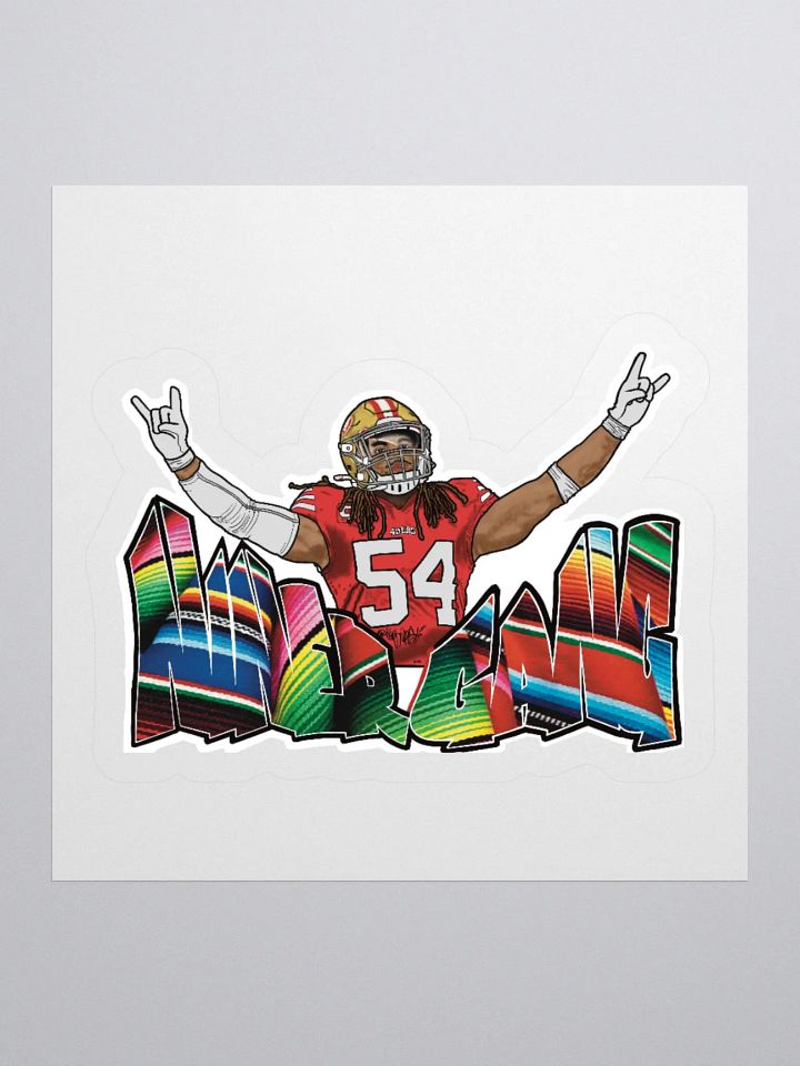 Niner Gang Fred Warner Sticker product image (1)