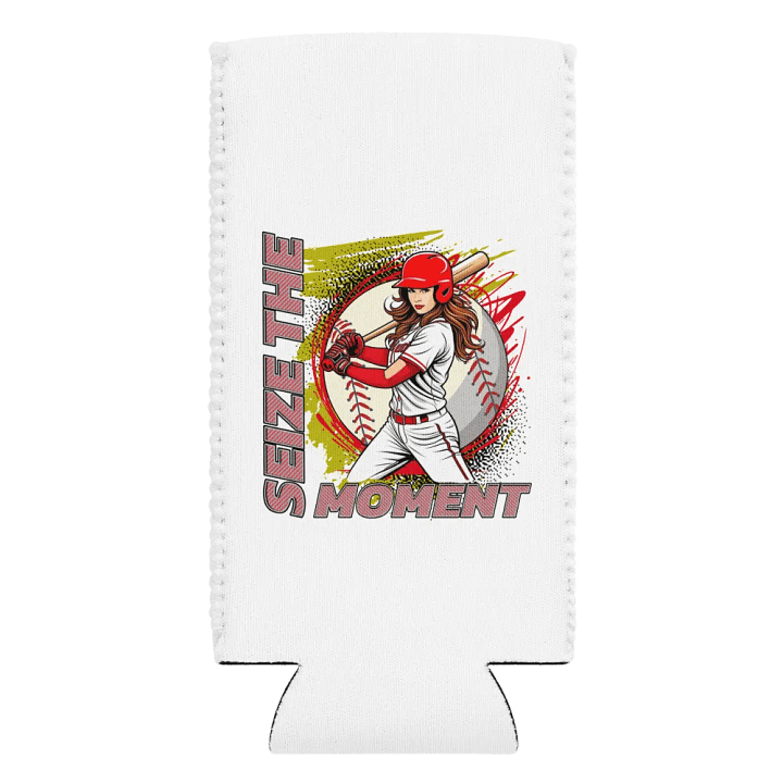 Seize the Moment Baseball Female Can Cooler product image (2)