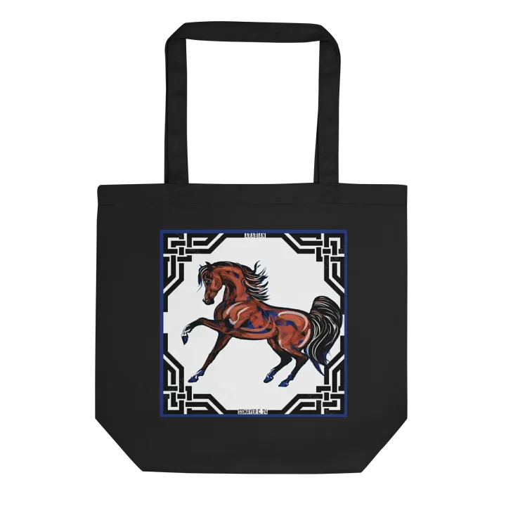 Prancing Bay Arabian Stallion Tote Bag product image (1)