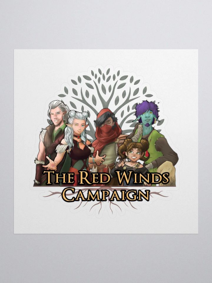 The Red Winds Campaign Stickers! (Ruby Edition) product image (1)