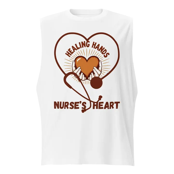Healing Hands Nurse's Heart Muscle Tank product image (5)