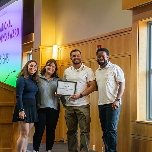This Monday, HWS EMS was honored with the Educational Programming Award—a formal recognition of our commitment to community e...
