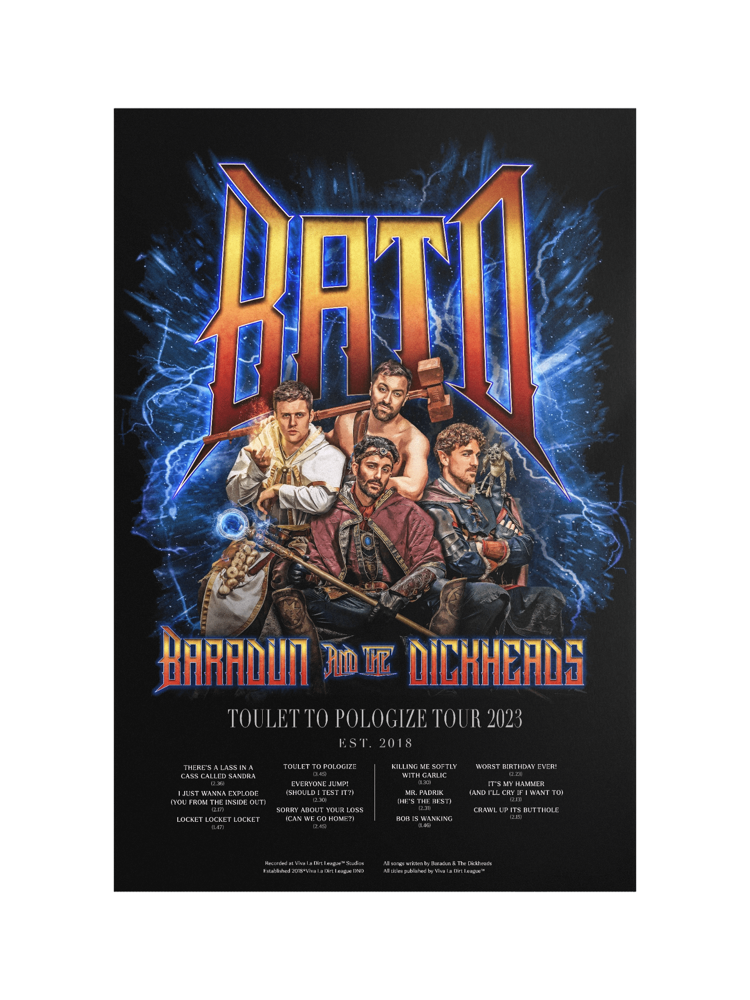 BATD Band Poster (20 x 30 inch) product image (1)
