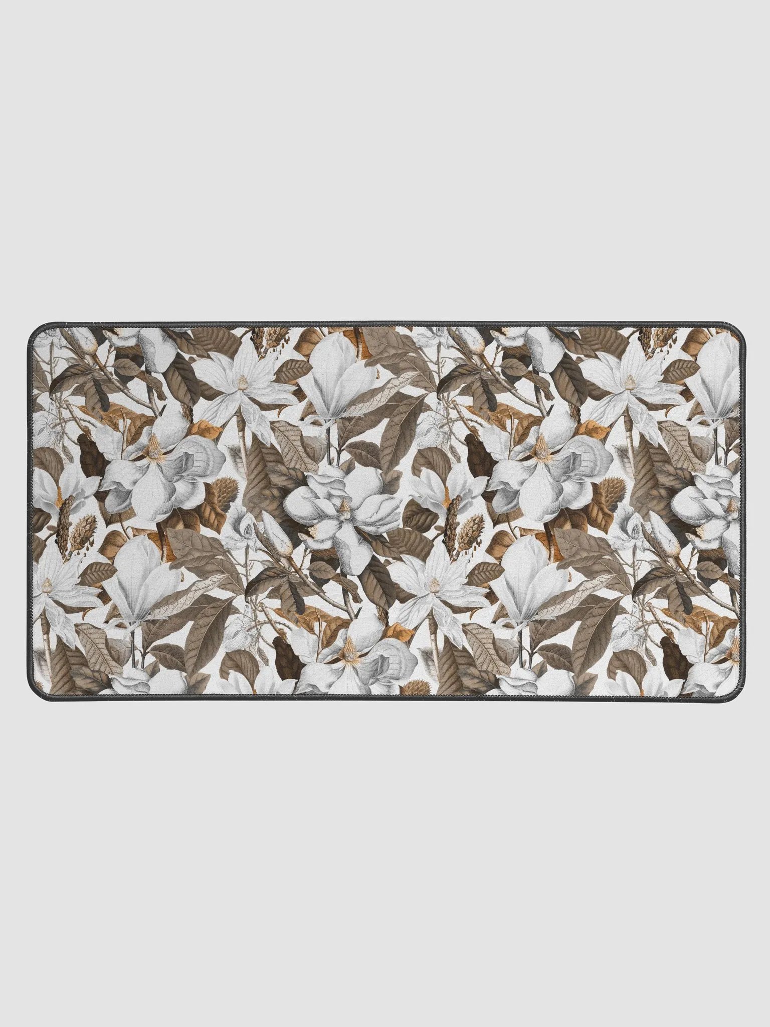 White Magnolia Grandiflora Desk Mat product image (2)