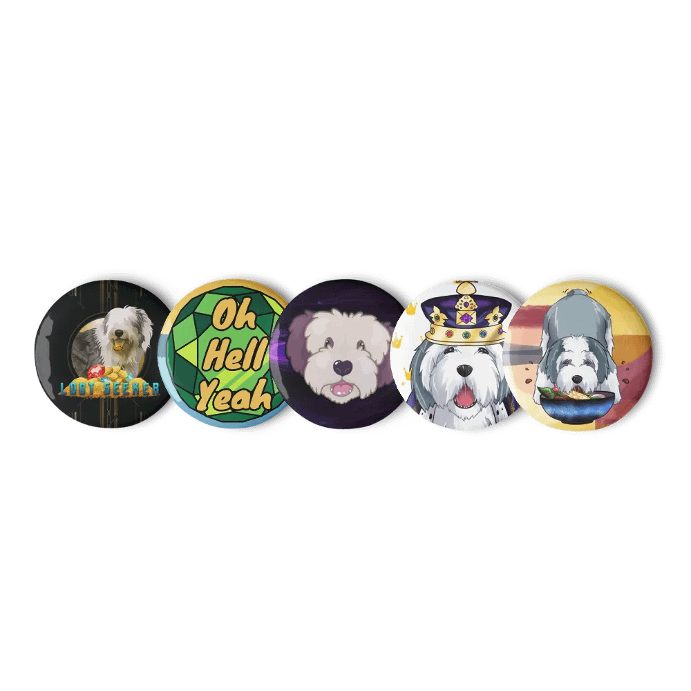 Loot Seeker Pins set ( 2.25″) product image (4)