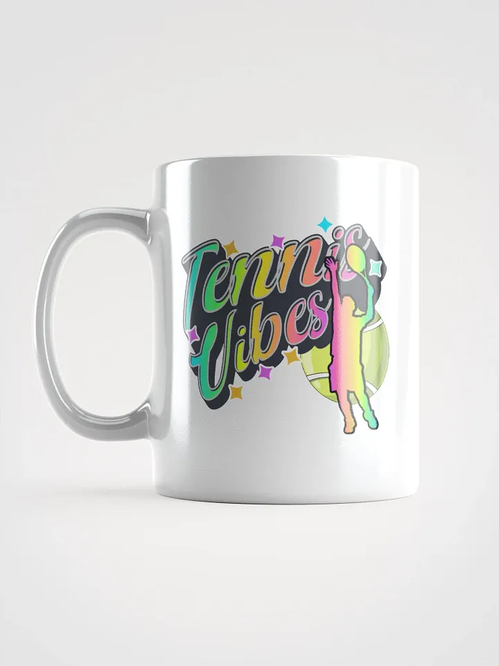 Tennis Vibes Male Neon Rainbow Mug product image (1)