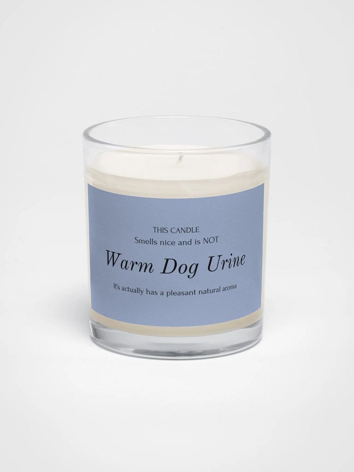 Veterinary humor candle "Warm Dog Urine" product image (1)