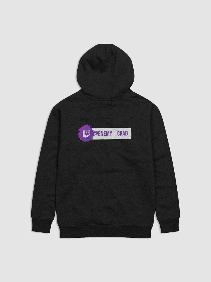 Black Enemy__Crab Hoodie with Twitch Logo! product image (2)