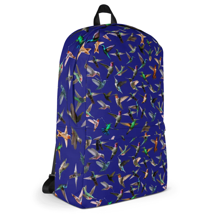 Navy Hummingbird Haven Backpack for birders friends product image (5)