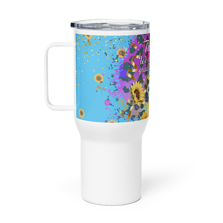 Grateful for Teacher Travel Mug for your teacher or friend product image (1)