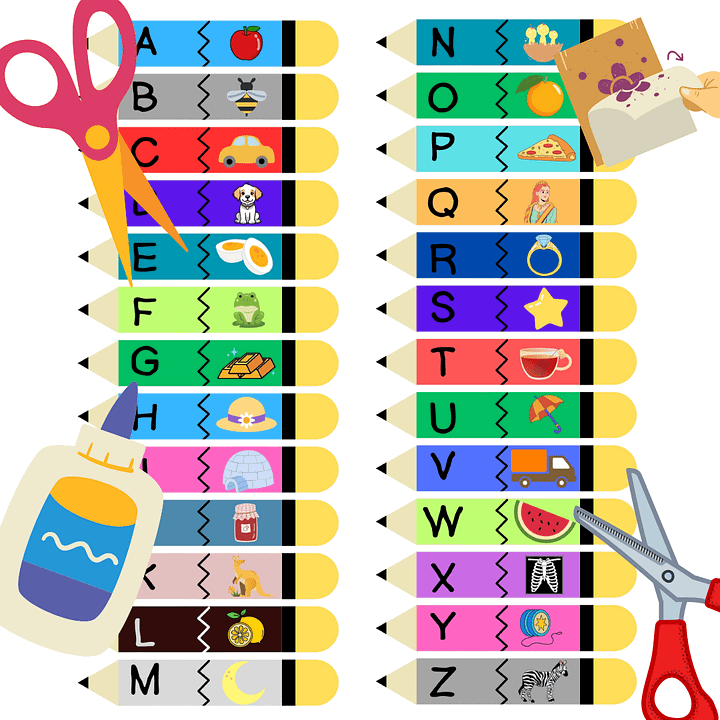 Match the letter to the picture - pdf product image (2)