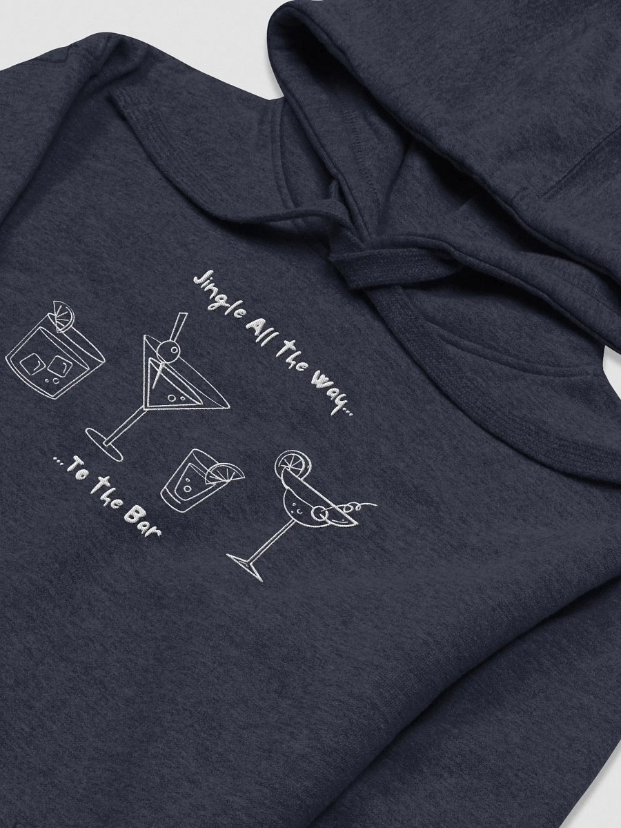 Embroidered Christmas Unisex Hoodie | ...to the bar product image (2)