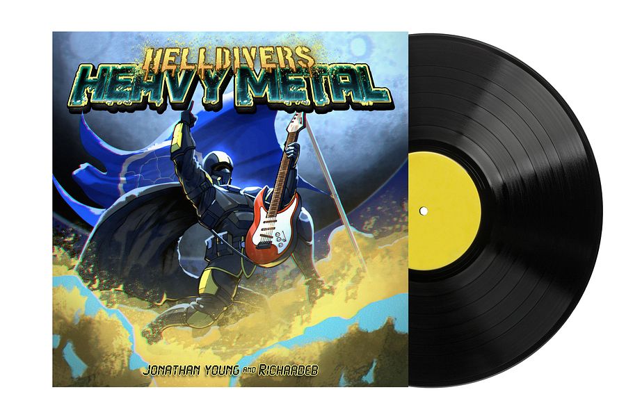 Vinyl - Helldivers Heavy Metal (Preorder) product image (1)