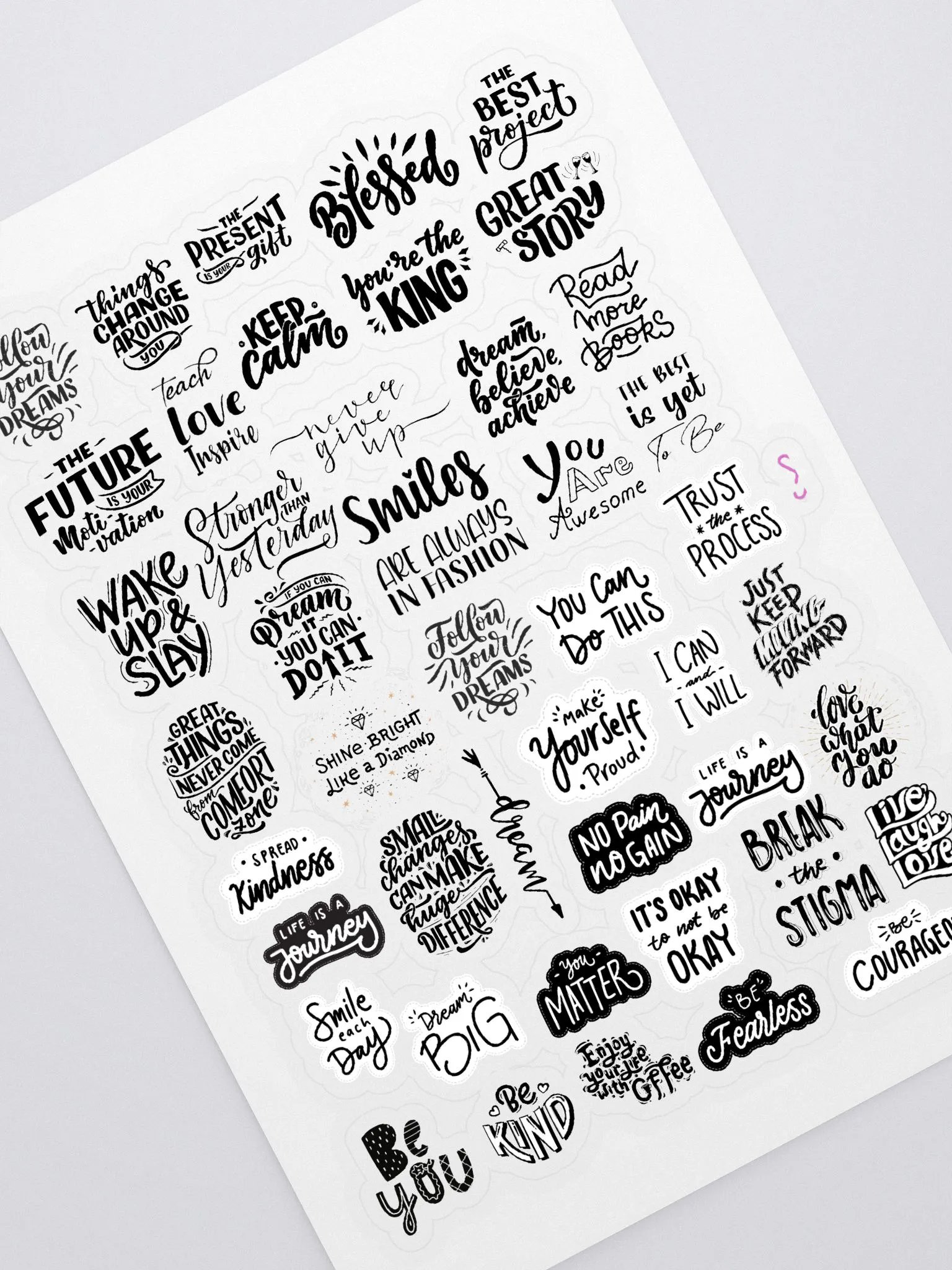 Quotes Motivational Sticker Sheet product image (1)