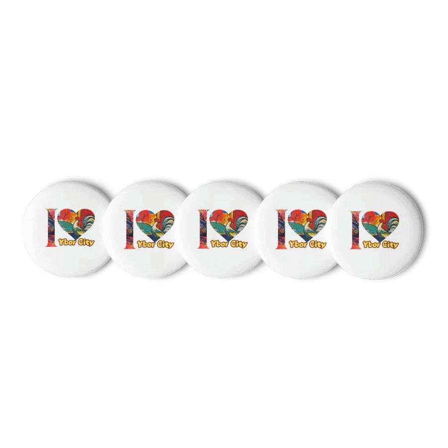 Ybor City Rooster Love Pin Set product image (1)