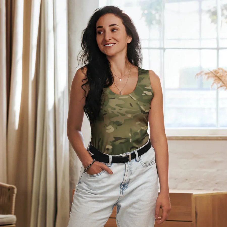 Faithful Camo: Women's Tank Top - Multicam product image (8)