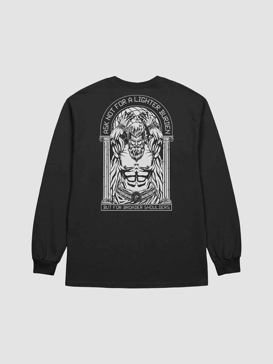 Atlas Gym Gear WHITE Long Sleeve T-Shirt product image (3)