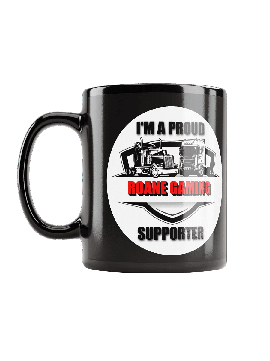 Roane Gaming Supporter Black Glossy Mug product image (6)