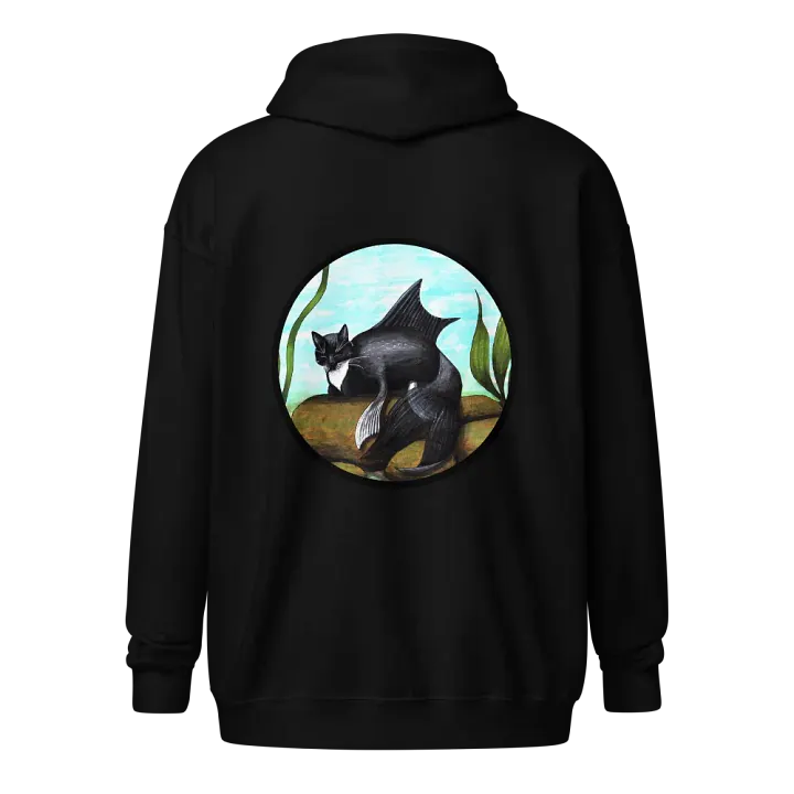 Mermeow Tuxedo Hoodie product image (1)