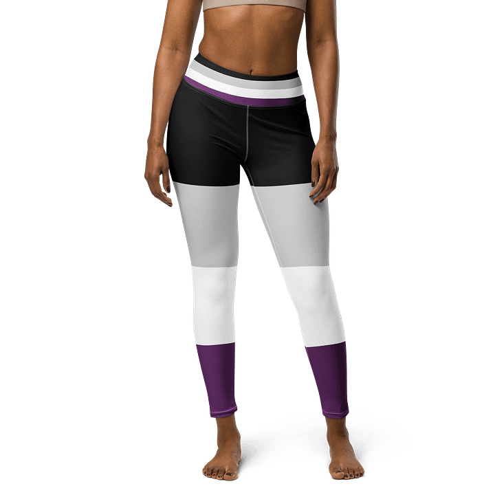 Asexual Pride Flag Leggings product image (1)