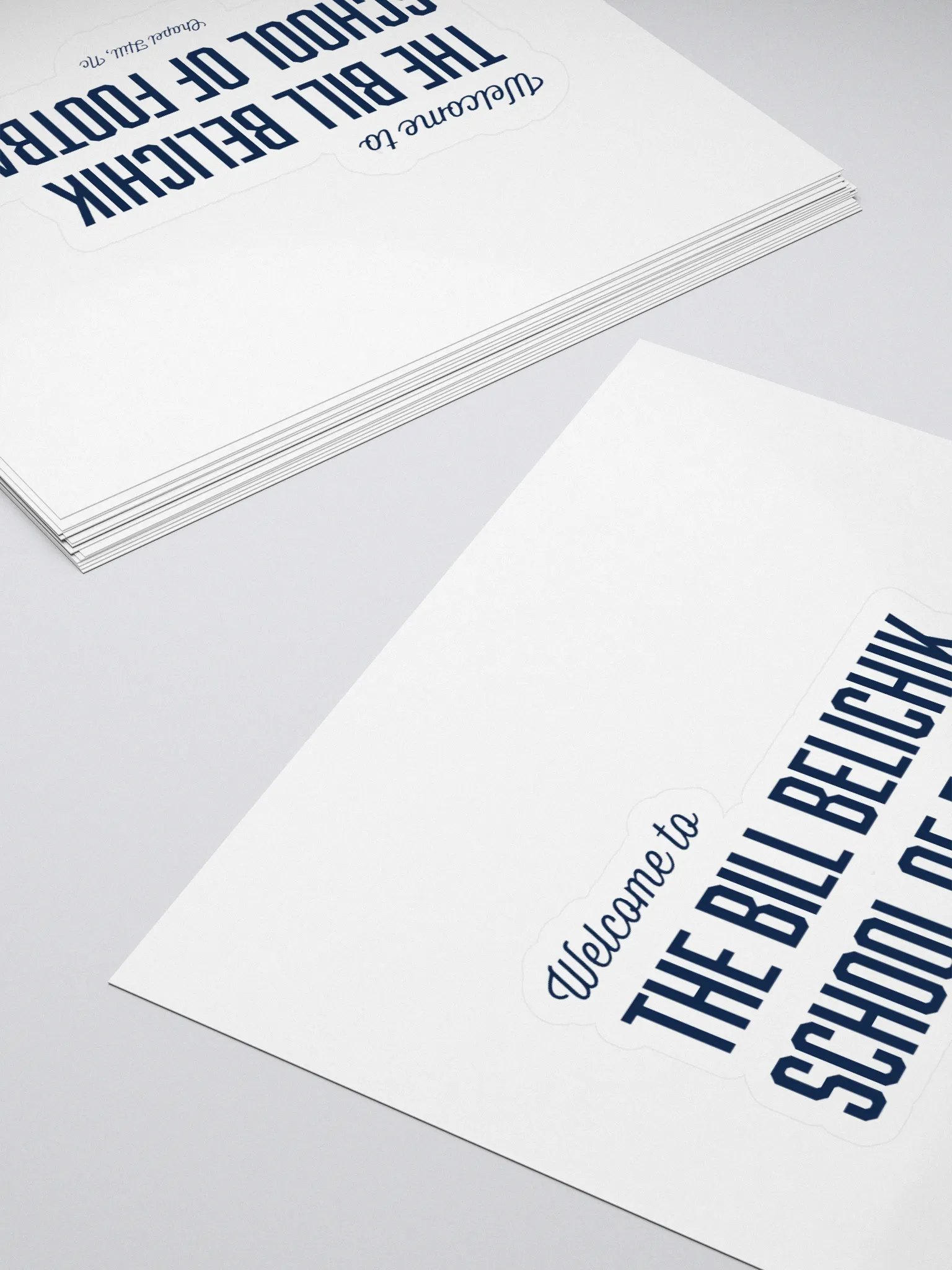 Welcome to the Bill Belichik School of Football Sticker product image (4)