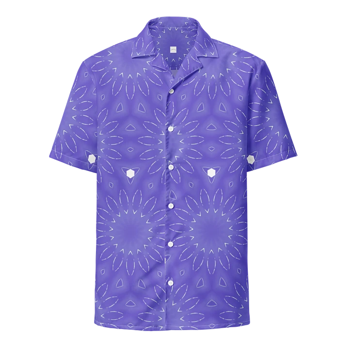 Hawaiin Style Shirt, Button Up, Unisex, Floral Burst product image (1)