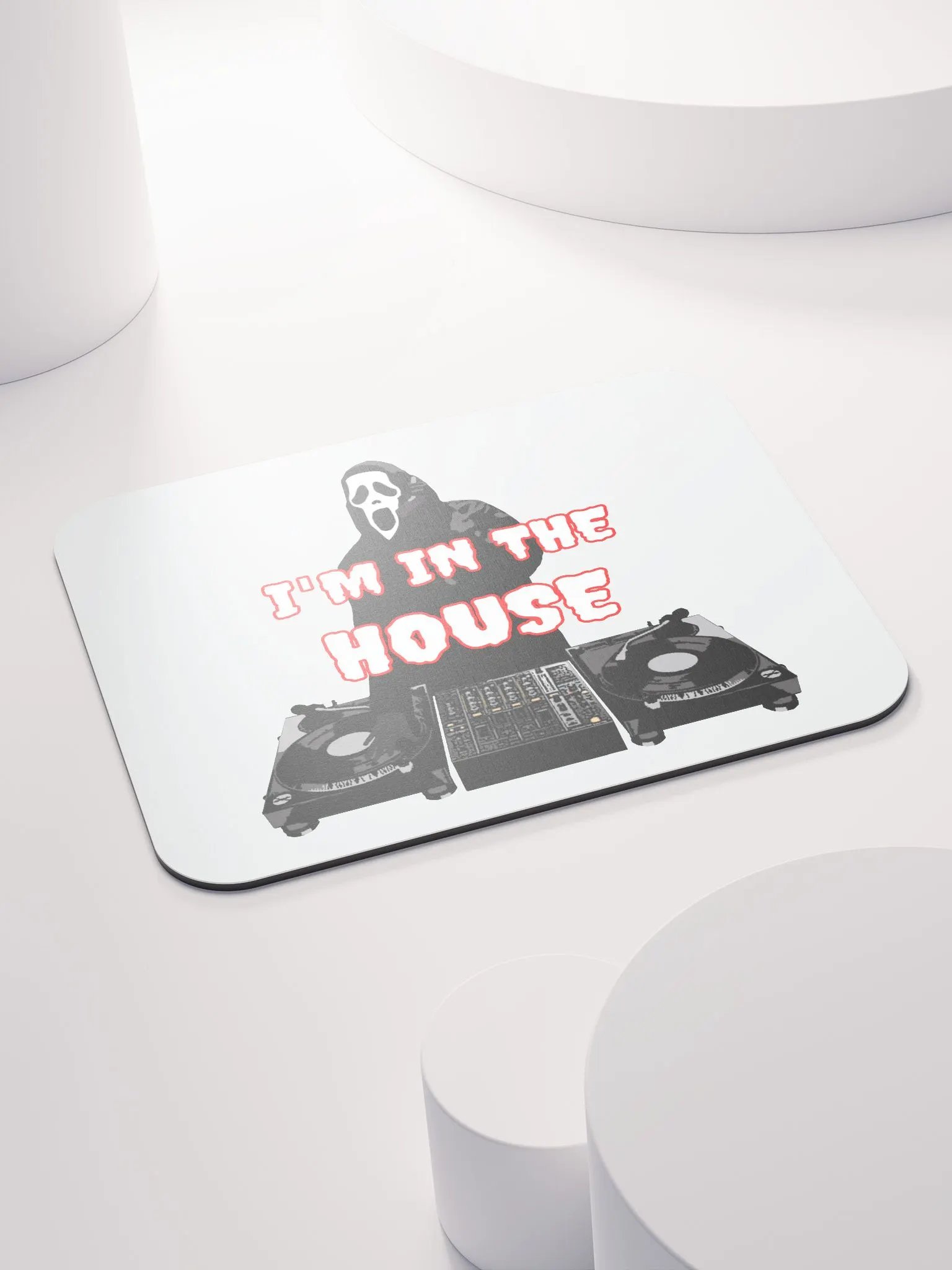 Ghostface in the house Classic Mouse Pad product image (4)
