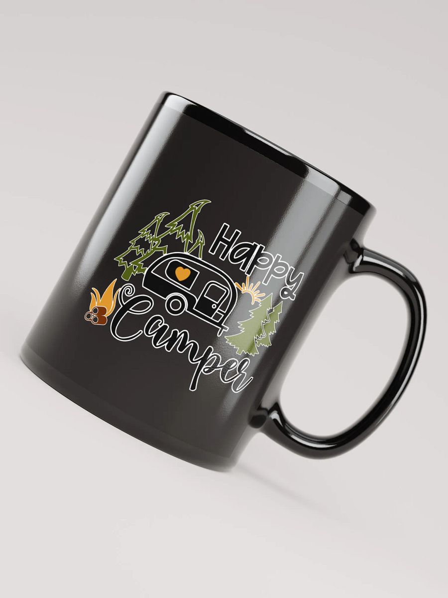 Happy Camper Black Coffee Mug product image (8)