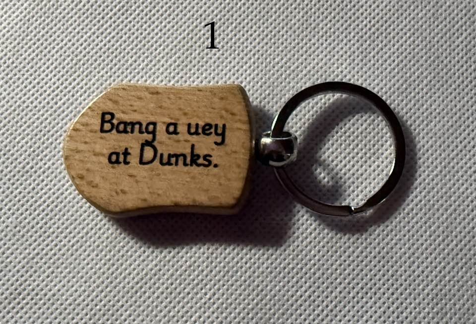 Boston Slang Wooden Engraved Keychains | Wicked Funny Gifts for Locals | Choose Design product image (1)