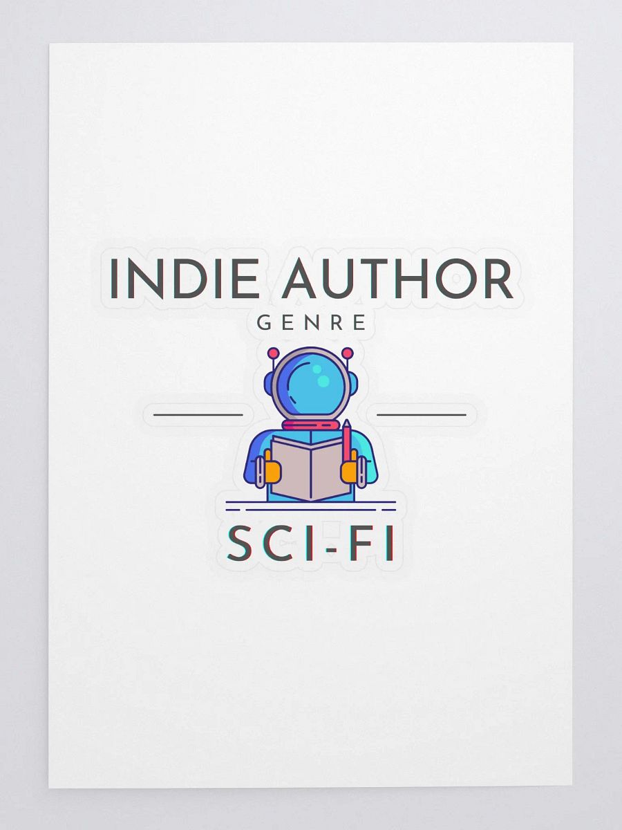 Indie Author Genre Science Fiction Sticker product image (3)