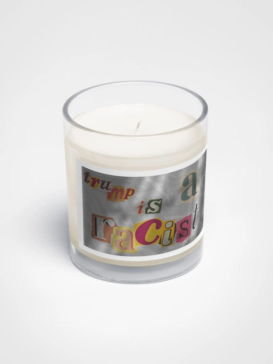 Trump is a Racist Soy Wax Candle product image (2)