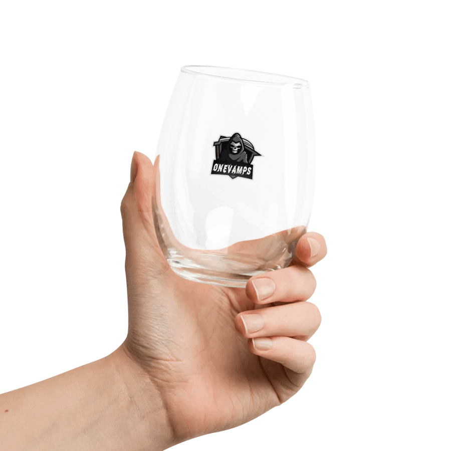 Stemless Wine Glass OneVamps with Logo product image (11)