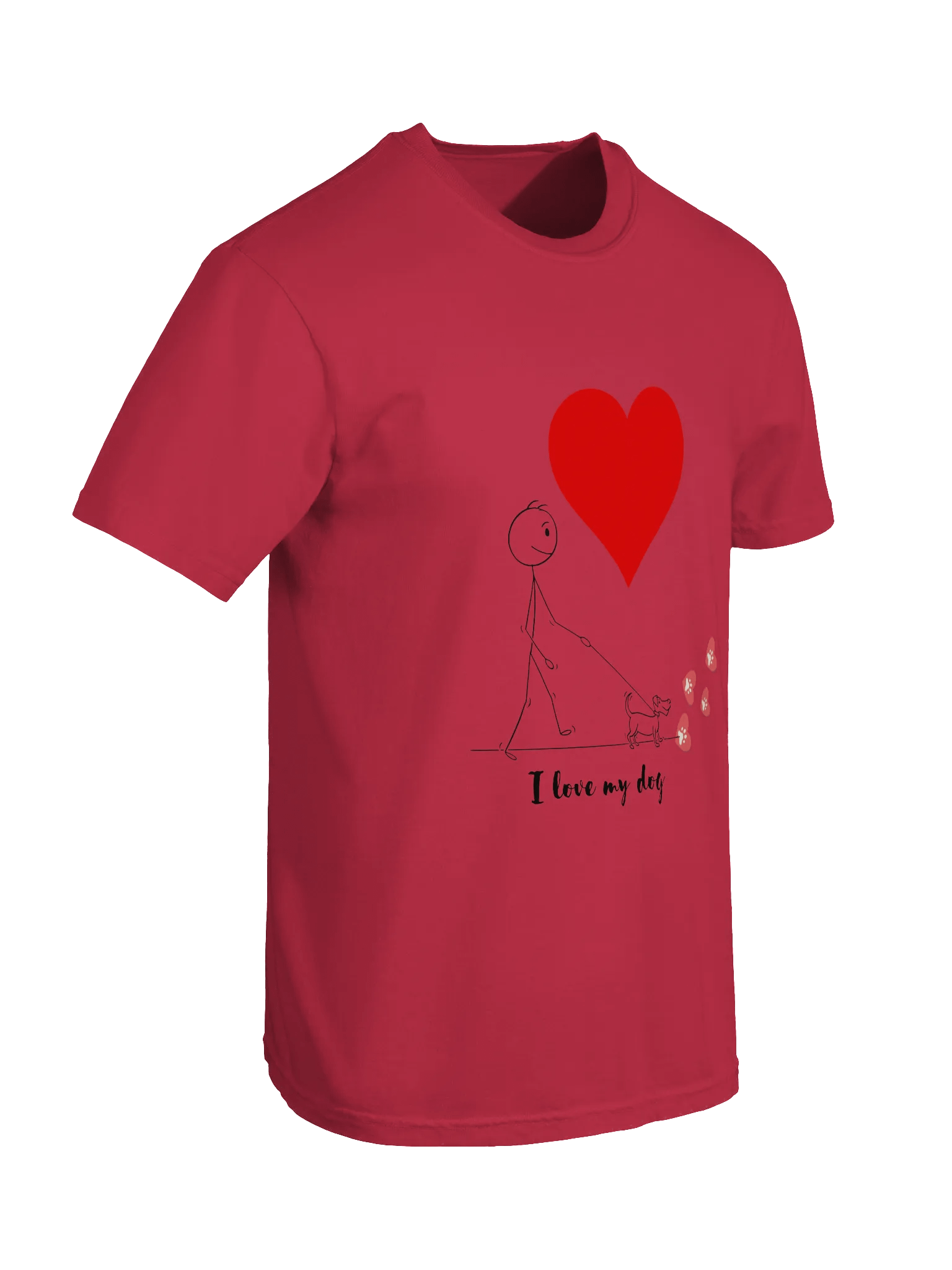 I Love My Dog Heavyweight T-Shirt product image (7)