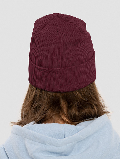 Photo showing Atlantis Organic Ribbed Beanie