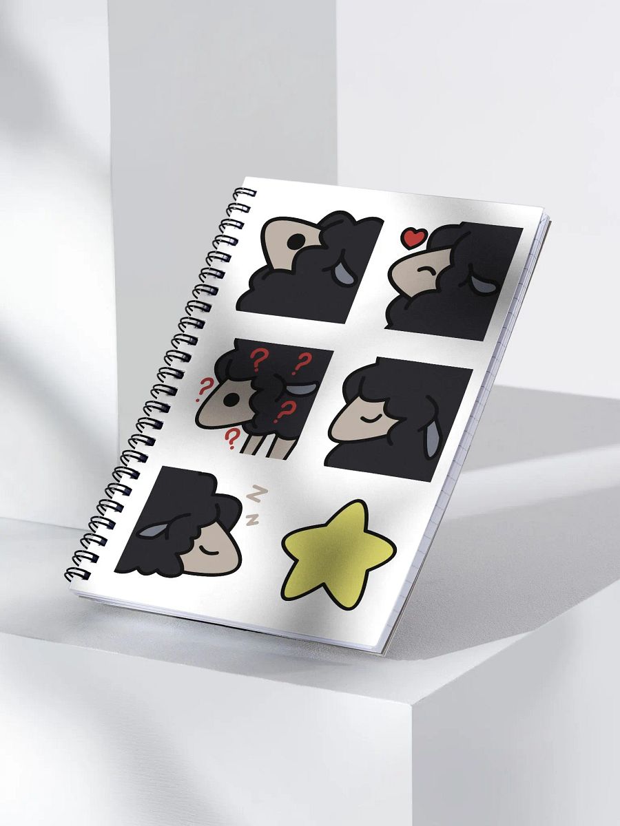 LILAOFTHEWIND EMOTE SPIRAL NOTEBOOK product image (4)
