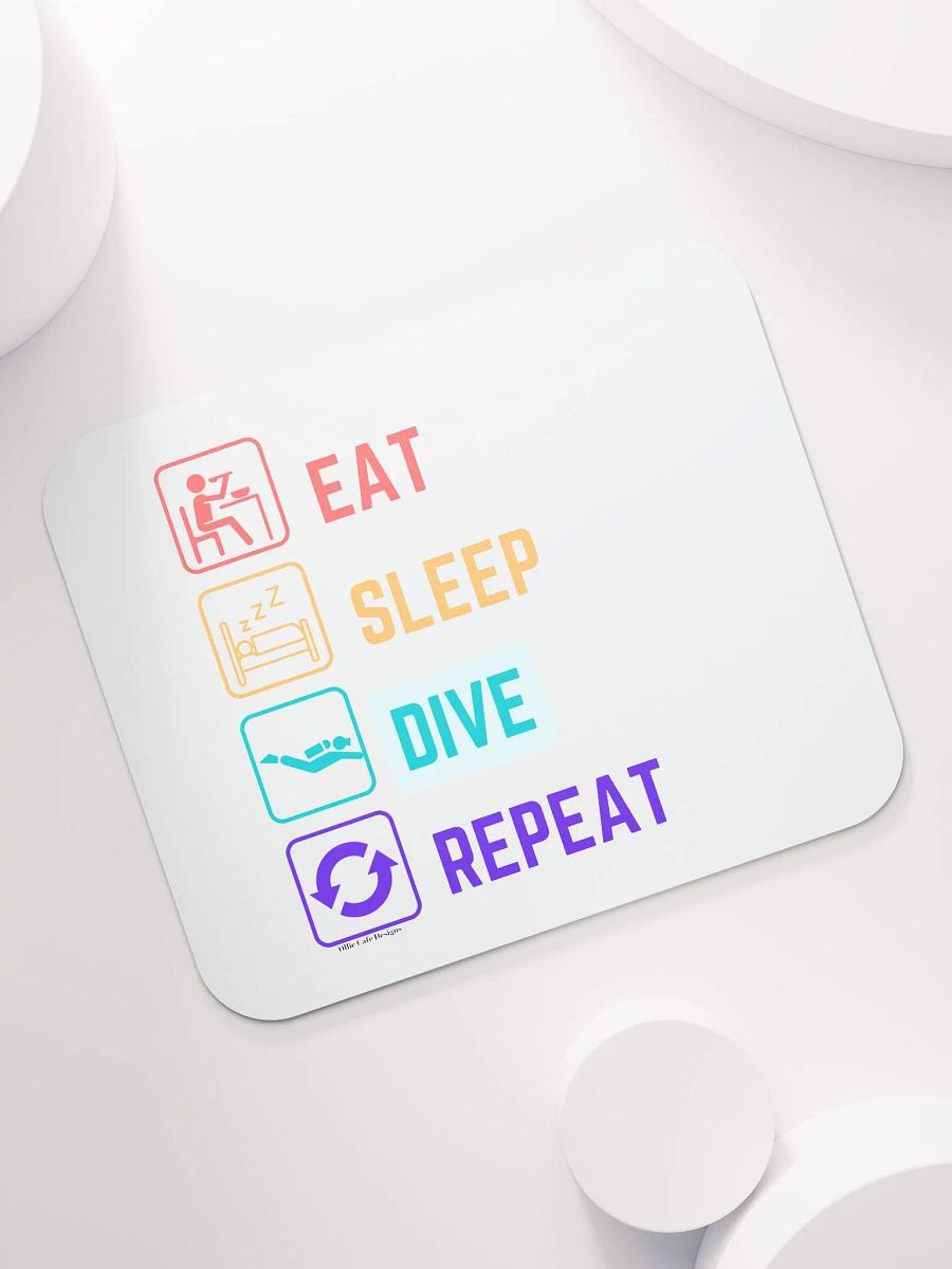 Eat Sleep Dive Repeat - Mousepad product image (7)