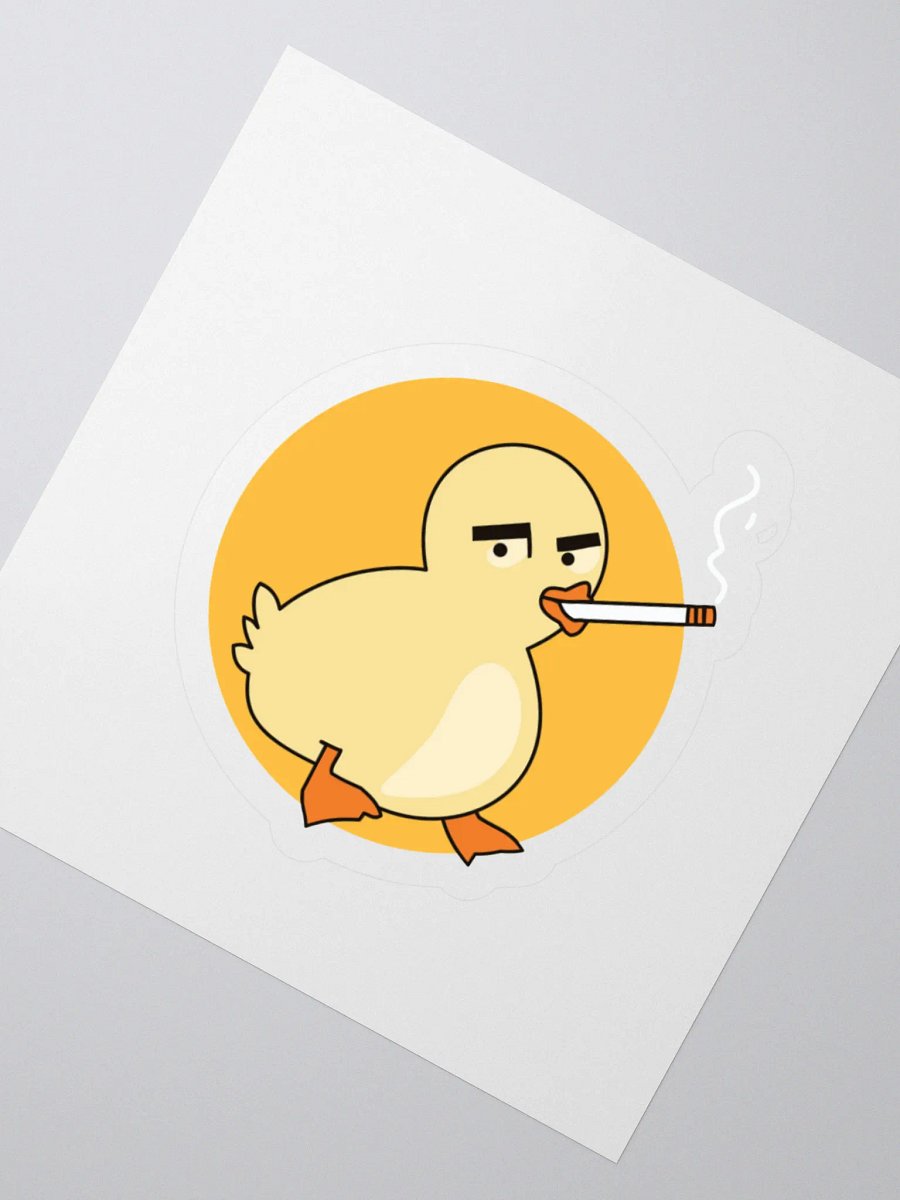 Drag Duck Sticker - For Dark Background product image (4)